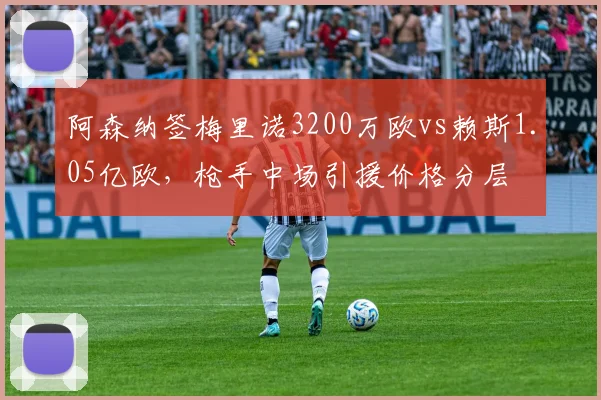 阿森纳签梅里诺3200万欧vs赖斯1.05亿欧，枪手中场引援价格分层